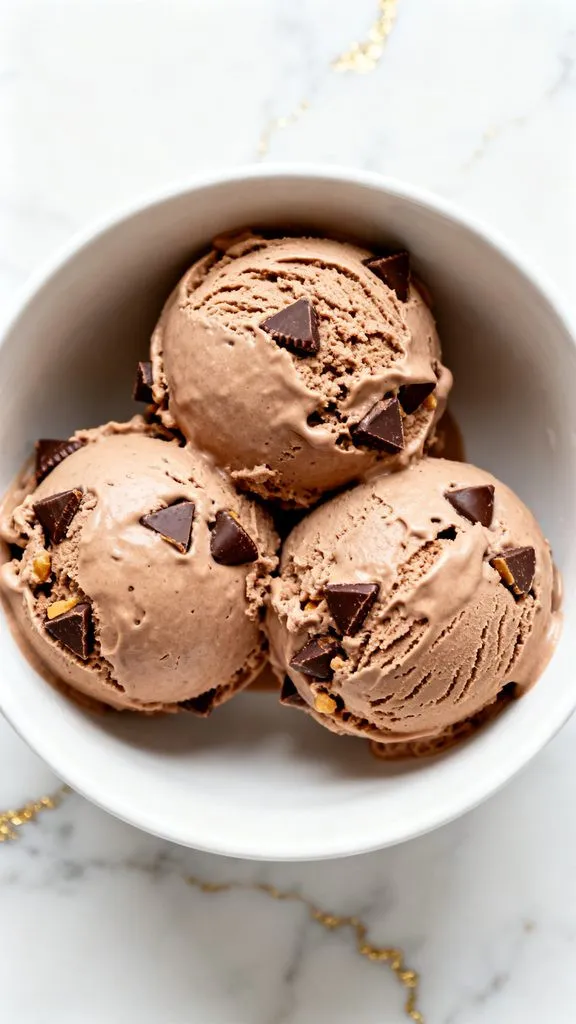 Ninja Creami Peanut Butter Cup Protein Ice Cream