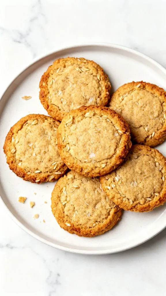 Coconut Oatmeal Protein Cookies