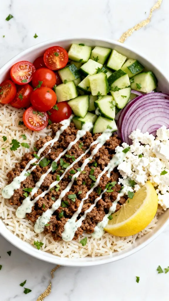Mediterranean Lamb Bowls