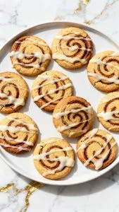 High Protein Cinnamon Roll Cookies