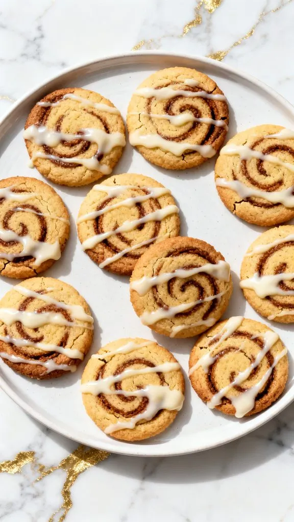 High Protein Cinnamon Roll Cookies