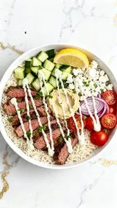 Mediterranean Steak Bowls
