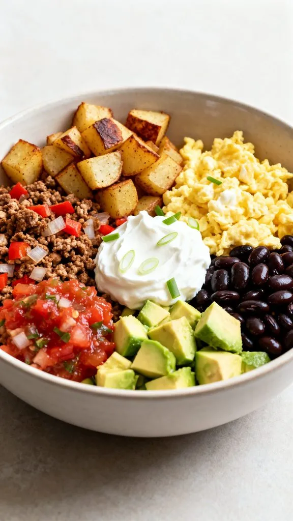 High-Protein Breakfast Burrito Bowls