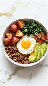 High Protein Paleo Breakfast Bowl