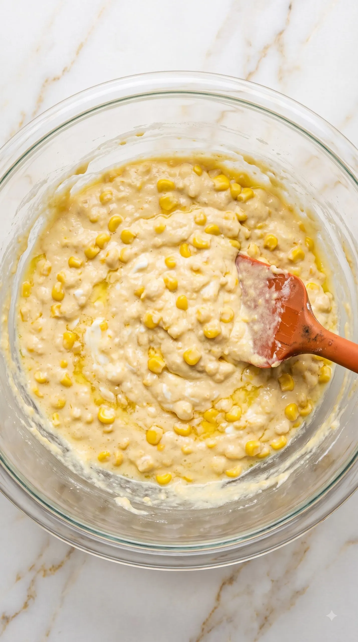 Step 4: Stir in the Jiffy Mix