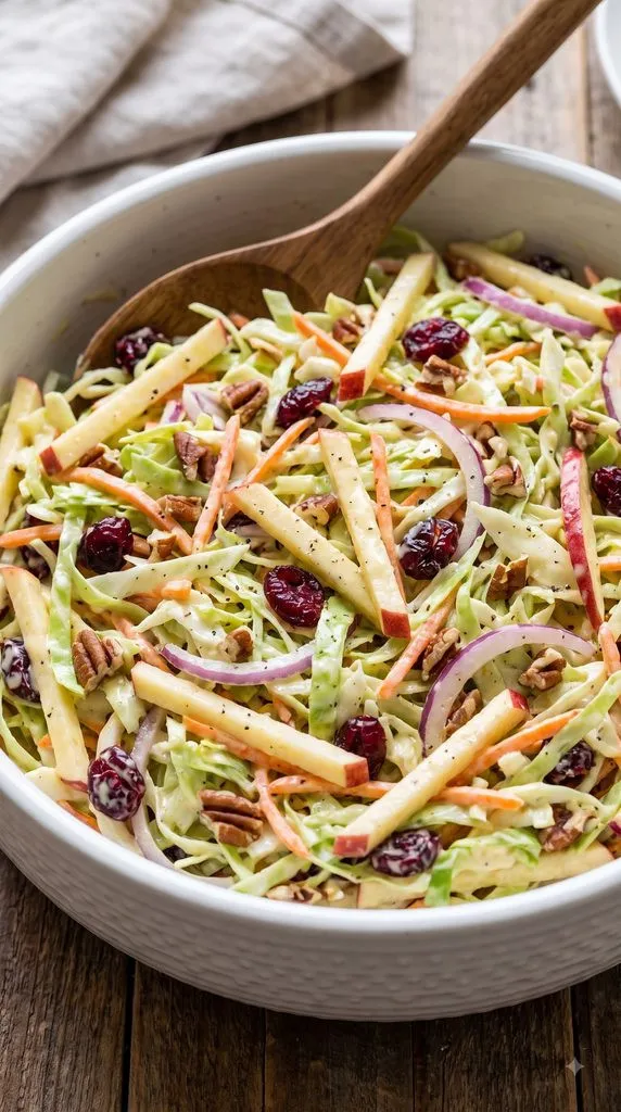 Apple Cranberry Coleslaw