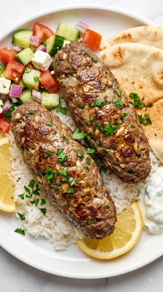 mediterranean ground beef kabobs