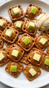 Caramel Apple Pretzel Bites