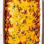 Ground Turkey Sweet Potato Bake