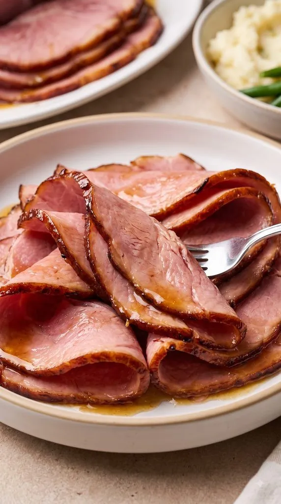 Apple Cider Maple Glazed Ham