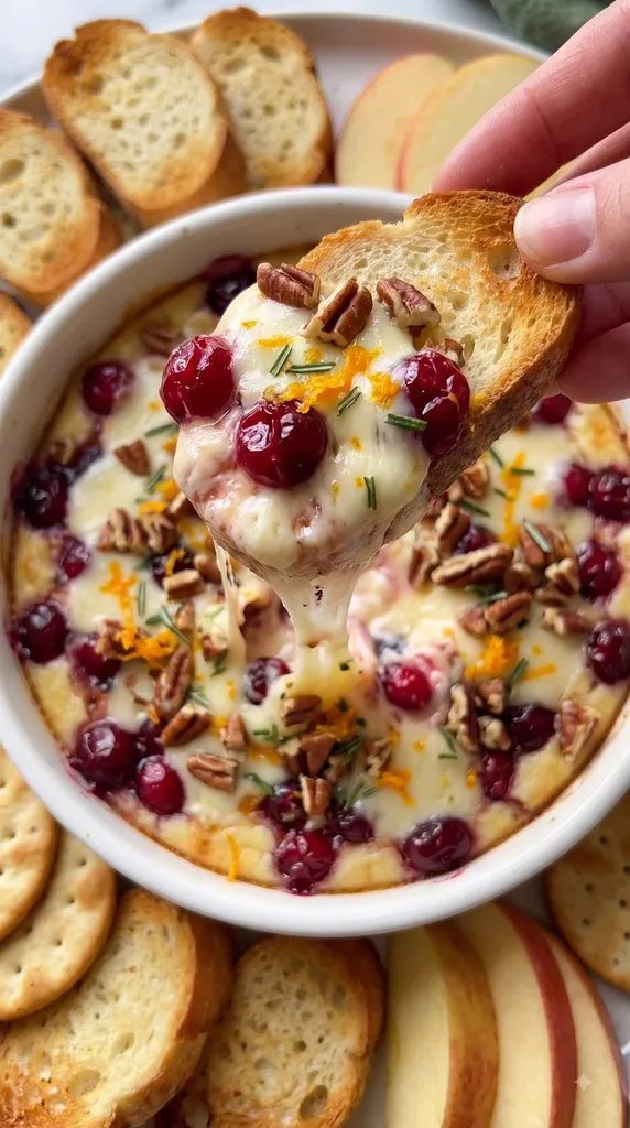Baked Cranberry Cream Cheese Dip