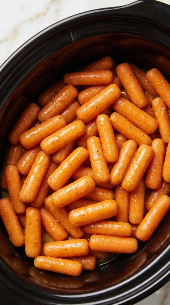 Slow Cooker Honey Butter Baby Carrots