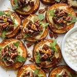 Hot Honey Sweet Potato Brie Bites