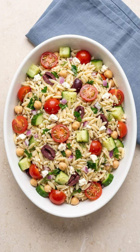 Mediterranean Orzo Pasta Salad