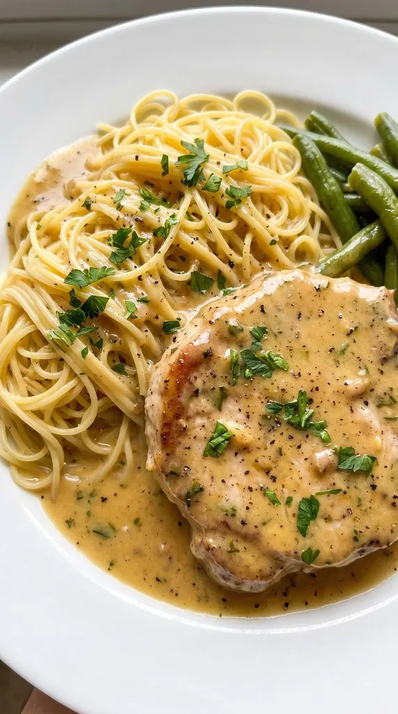 Slow Cooker Angel Pork Chops