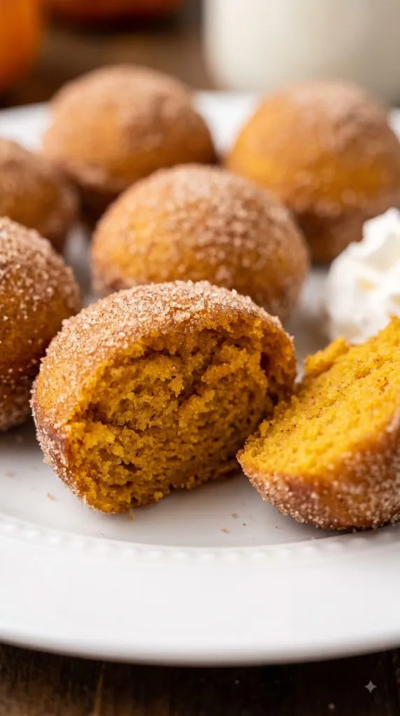 Pumpkin Donut Holes