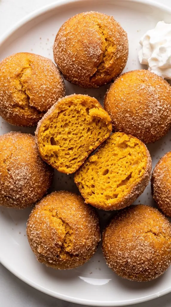 Pumpkin Donut Holes