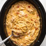 Crockpot Chicken Spaghetti