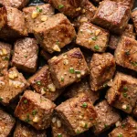 Air Fryer Garlic Butter Steak Bites
