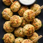 Air Fryer Turkey Zucchini Meatballs