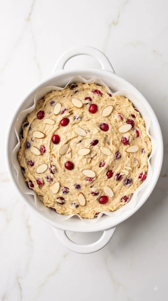 Step 3: Add the Cranberries and Almonds