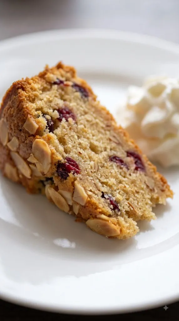 Why this Almond Cranberry Cake works