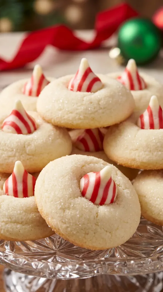 Why this Candy Cane Kiss Cookies works