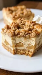 Caramel Apple Cheesecake Bars