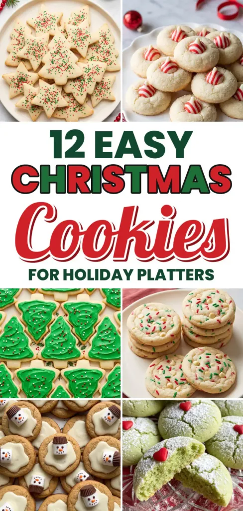 12 Easy Christmas Cookies for Holiday Platters