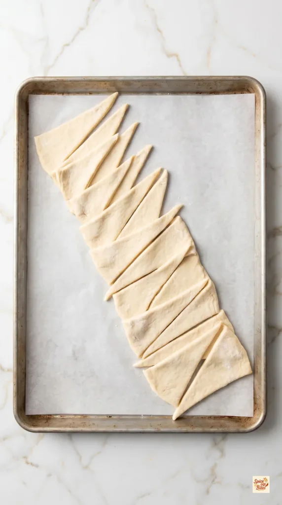 Step 1: Arrange the Dough