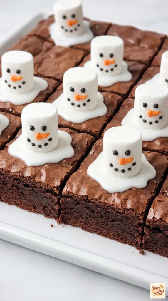 Why this Christmas Snowman Brownies works