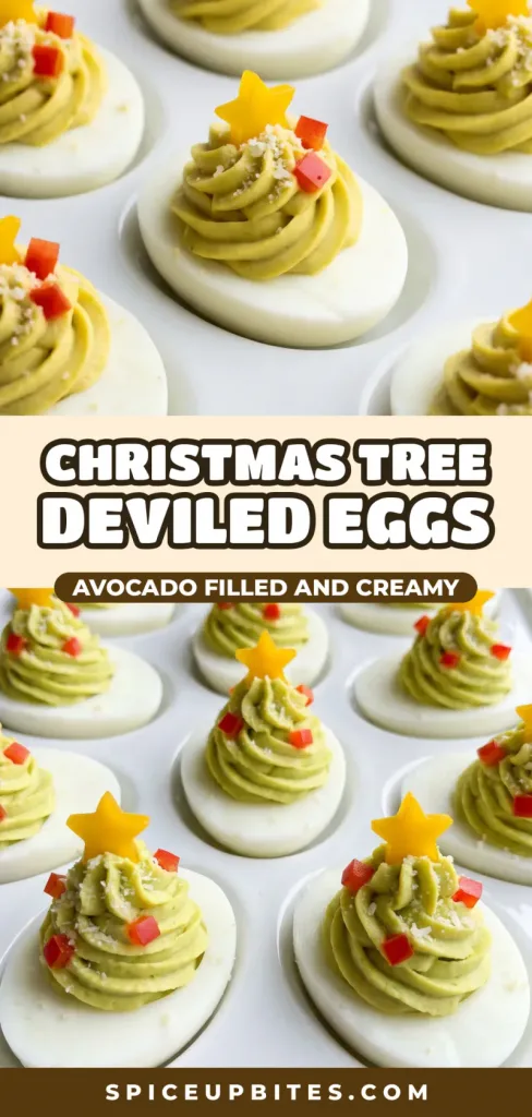 Avocado Deviled Eggs: A Creamy High-Protein Snack Shaped Like Trees