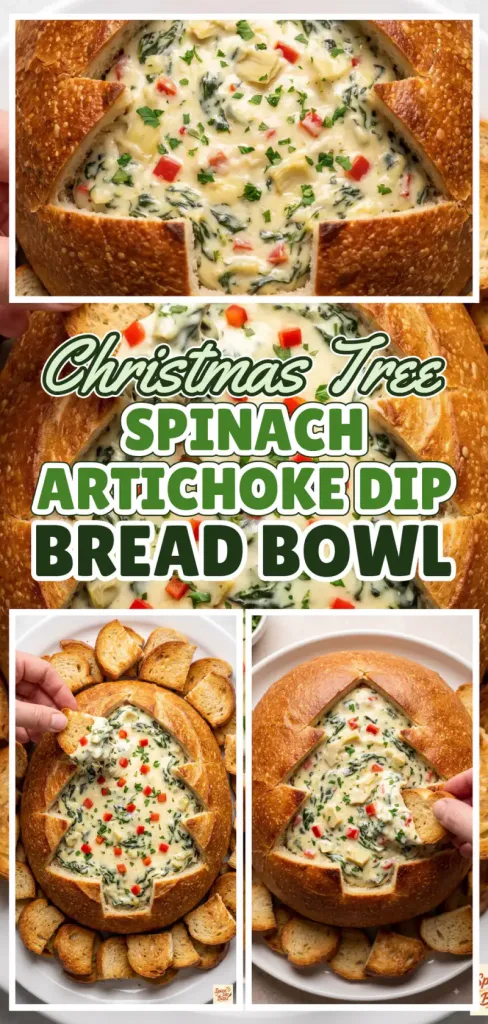 Easy Party Dip Recipe: Spinach Artichoke Dip in a Bread Bowl