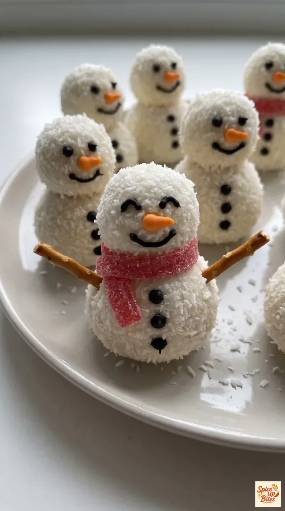Coconut Snowman Balls