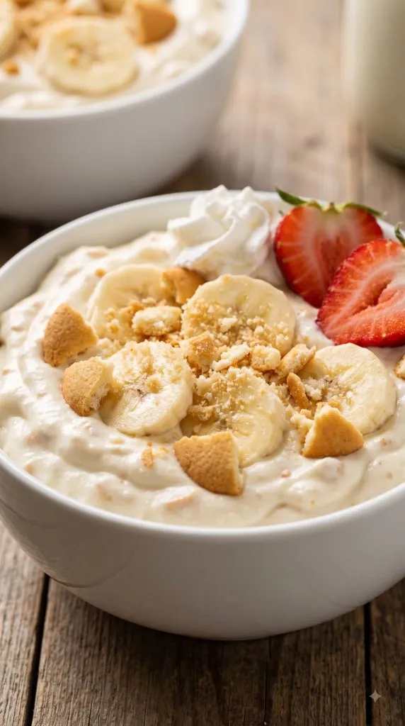Cottage Cheese Banana Pudding