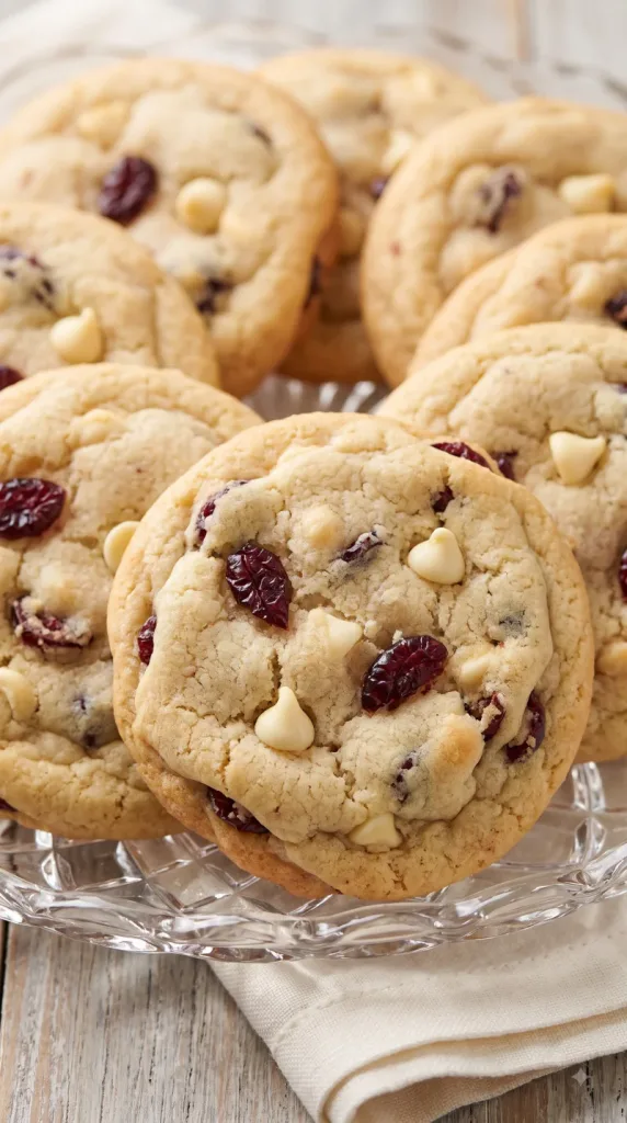 Cranberry White Chocolate Cookies