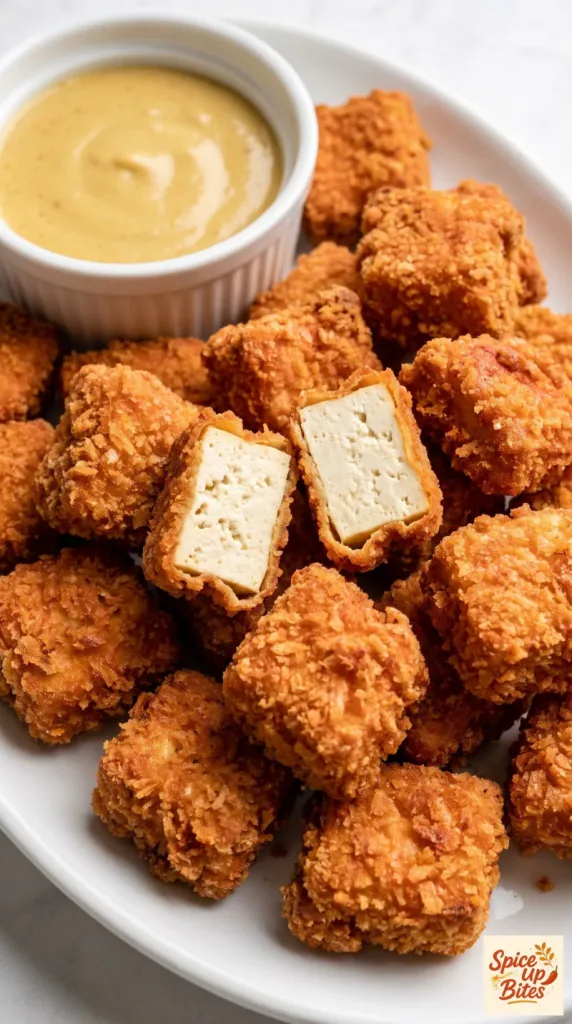 Crispy Air Fryer Tofu Nuggets