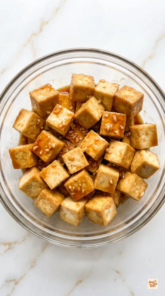 Step 5: Glaze the Tofu