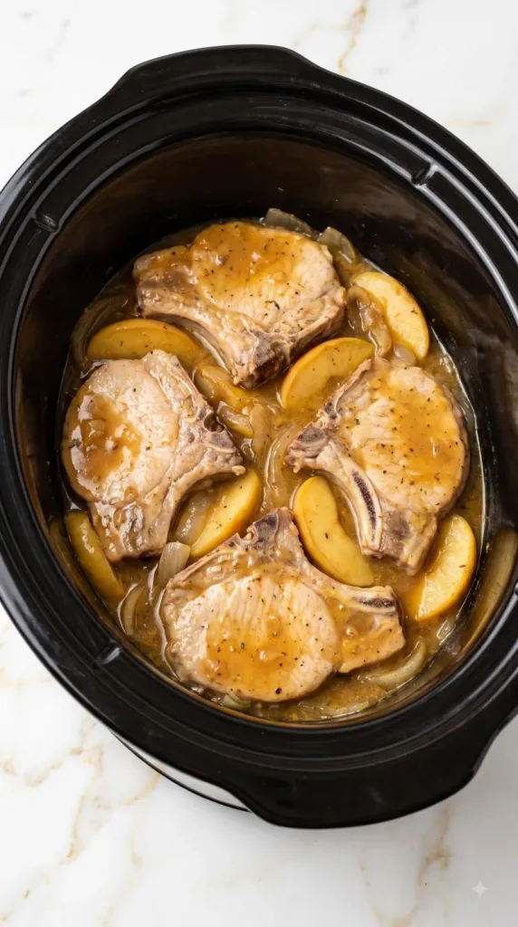 Crock-Pot Apple Pork Chops