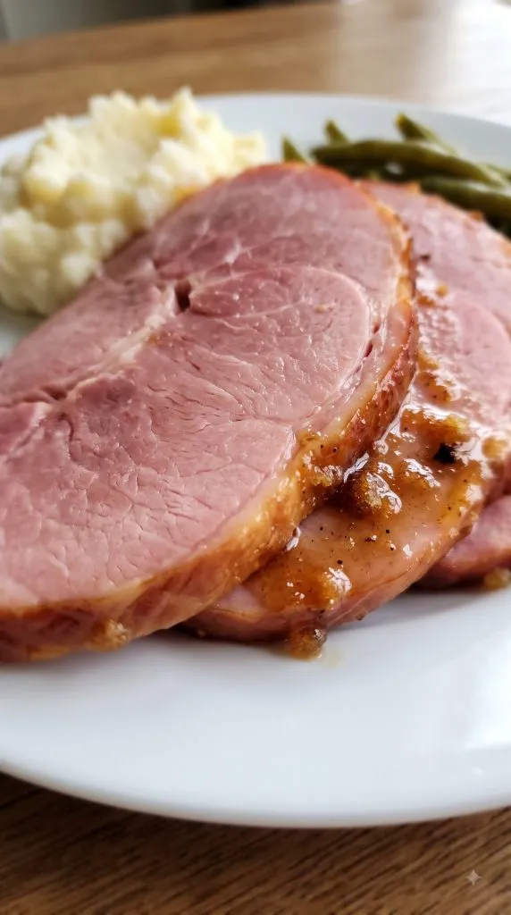 Why this Crockpot Brown Sugar and Honey Glazed Ham works
