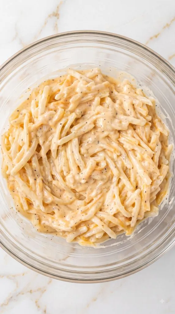 Step 3: Mix the Creamy Hash Browns