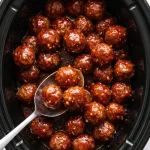 Crockpot Korean Gochujang Meatballs