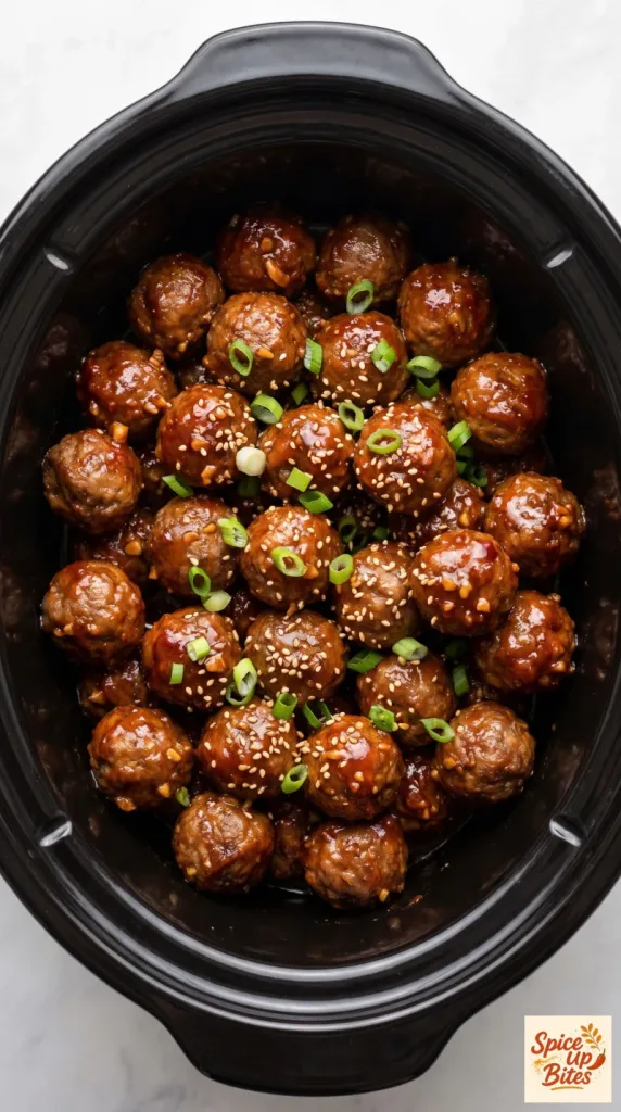 Why this Crockpot Korean Gochujang Meatballs works