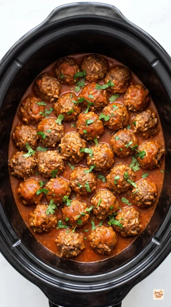 Why this Crockpot Mexican Meatballs in Chipotle Sauce works