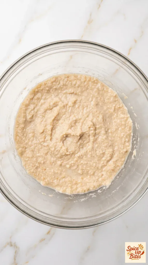 Step 1: Soak the Breadcrumbs