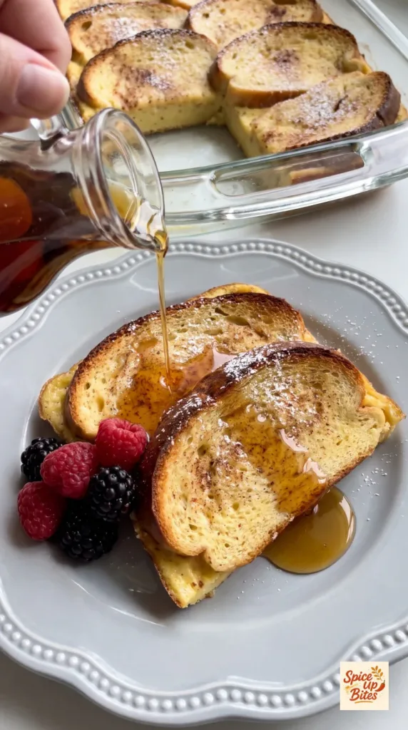 Eggnog French Toast Casserole