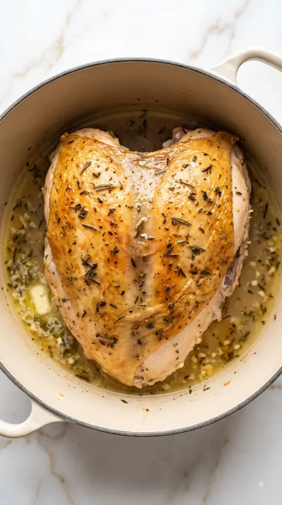 Step 4: Roast Covered, Then Brown the Skin