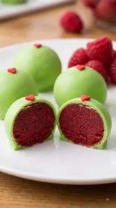 Grinch Oreo Balls (with Red Velvet Oreos)