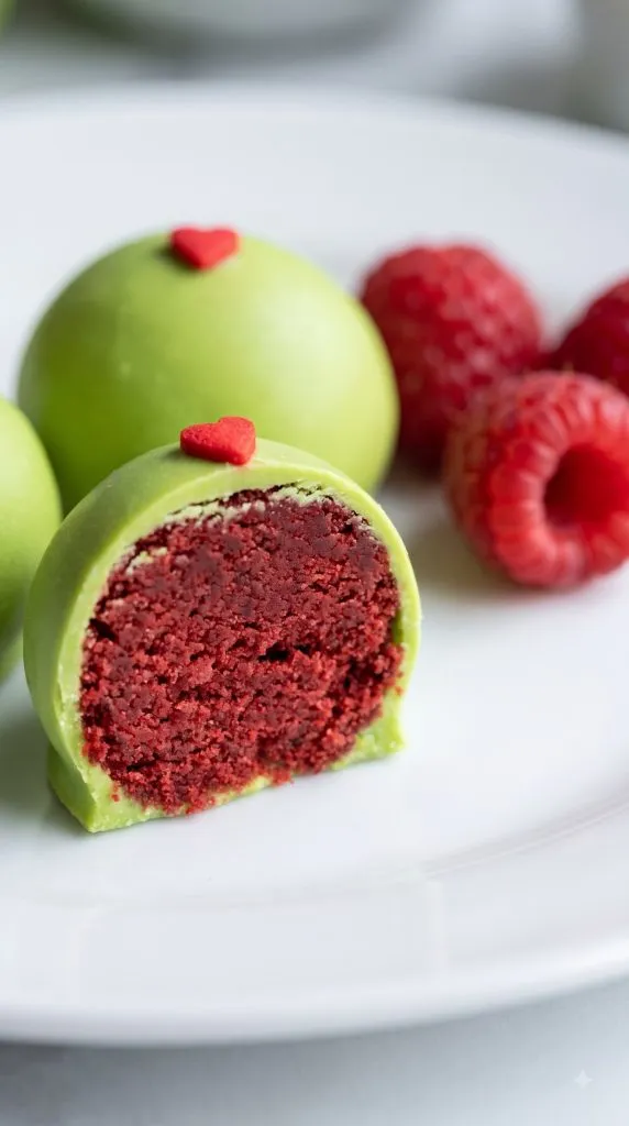 Why this Grinch Oreo Balls (with Red Velvet Oreos) works