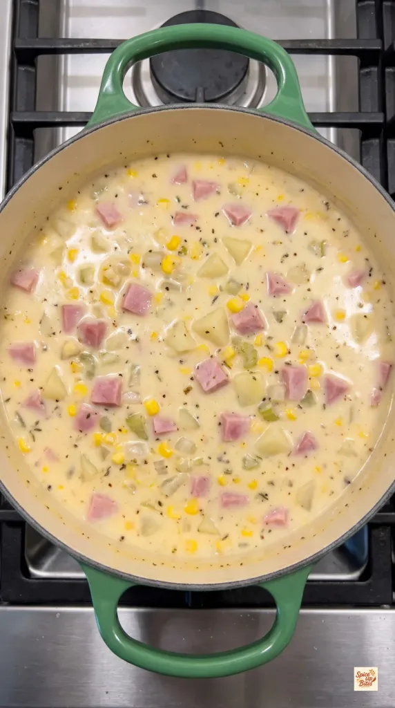 Step 4: Finish the Creamy Chowder
